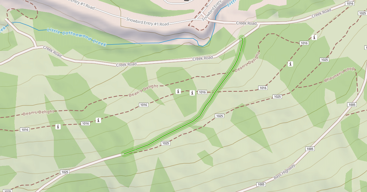 Map preview of Miner's Road