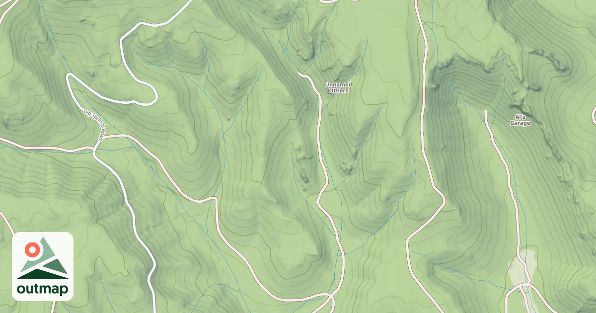 Map of ALPERS SPRING-WEST