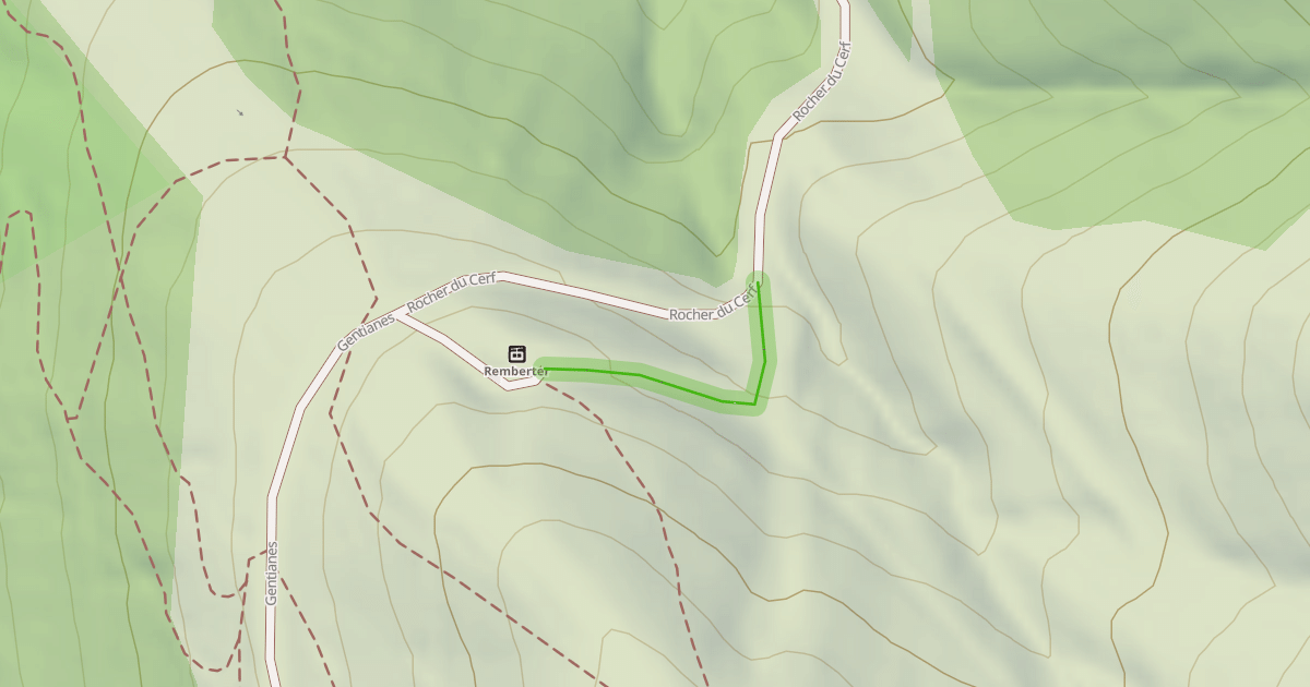 Map preview of Rocher du Cerf