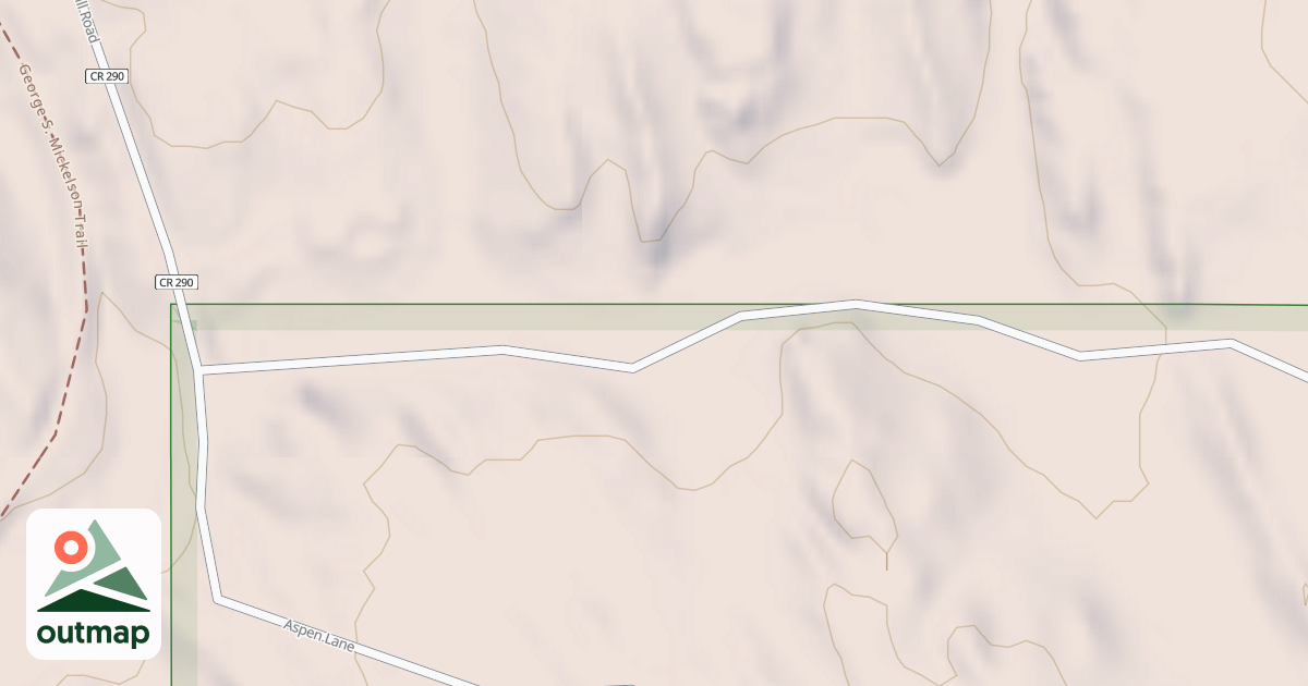 Map of ASPEN LANE