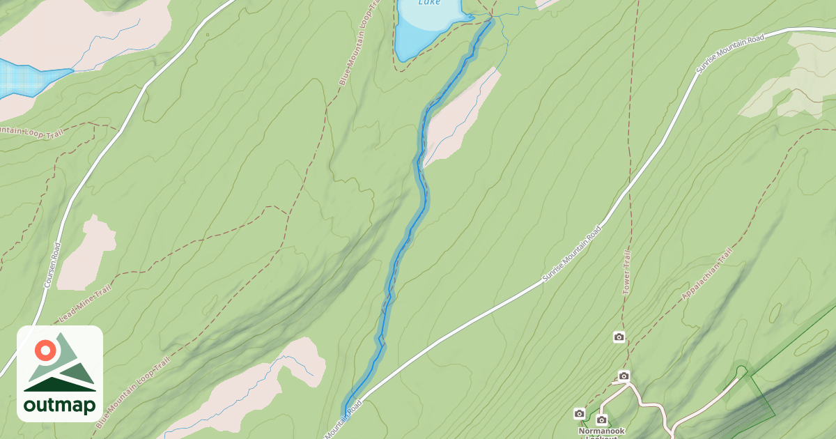 Map of Coursen Trail