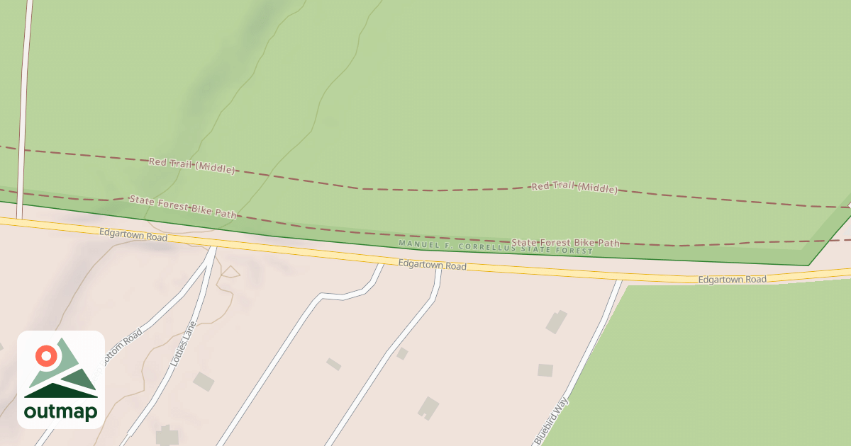 Map of Correllus Bike Path