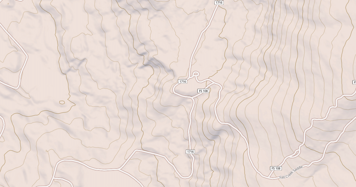 Map preview of FALL CREEK