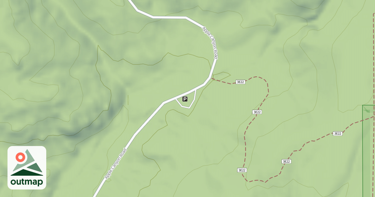 Map of APPLE CANYON PARKING