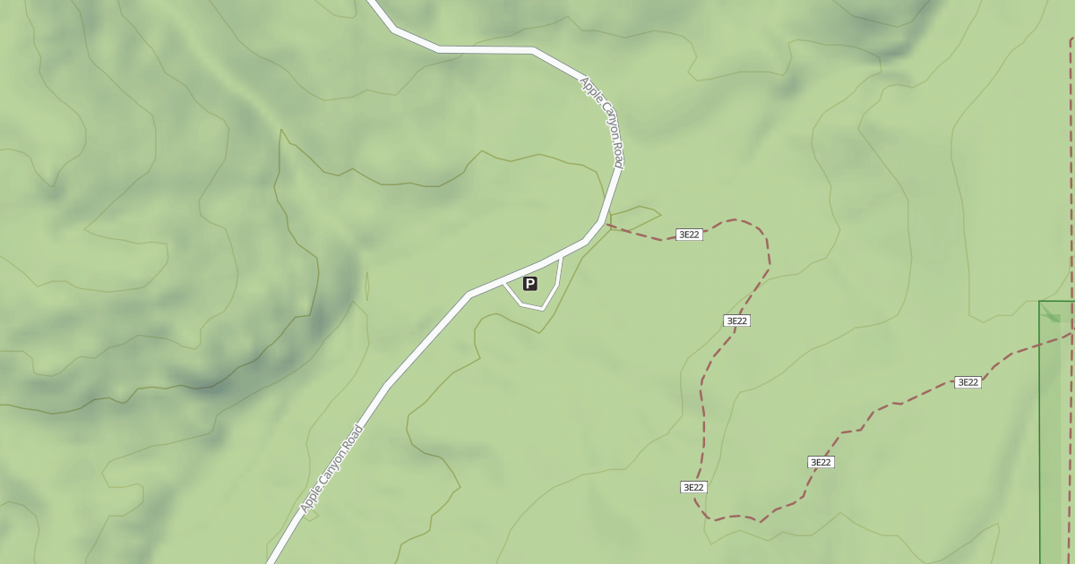 Map preview of APPLE CANYON PARKING