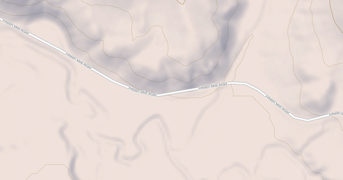 Map preview of FIFTEEN MILE