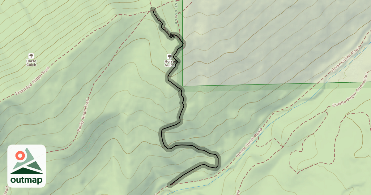 Map of Ben's Down 'N Out