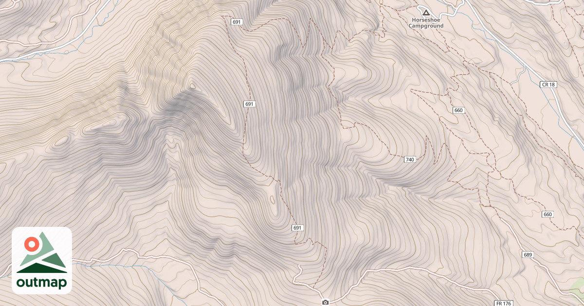 Map of Sheep Mtn