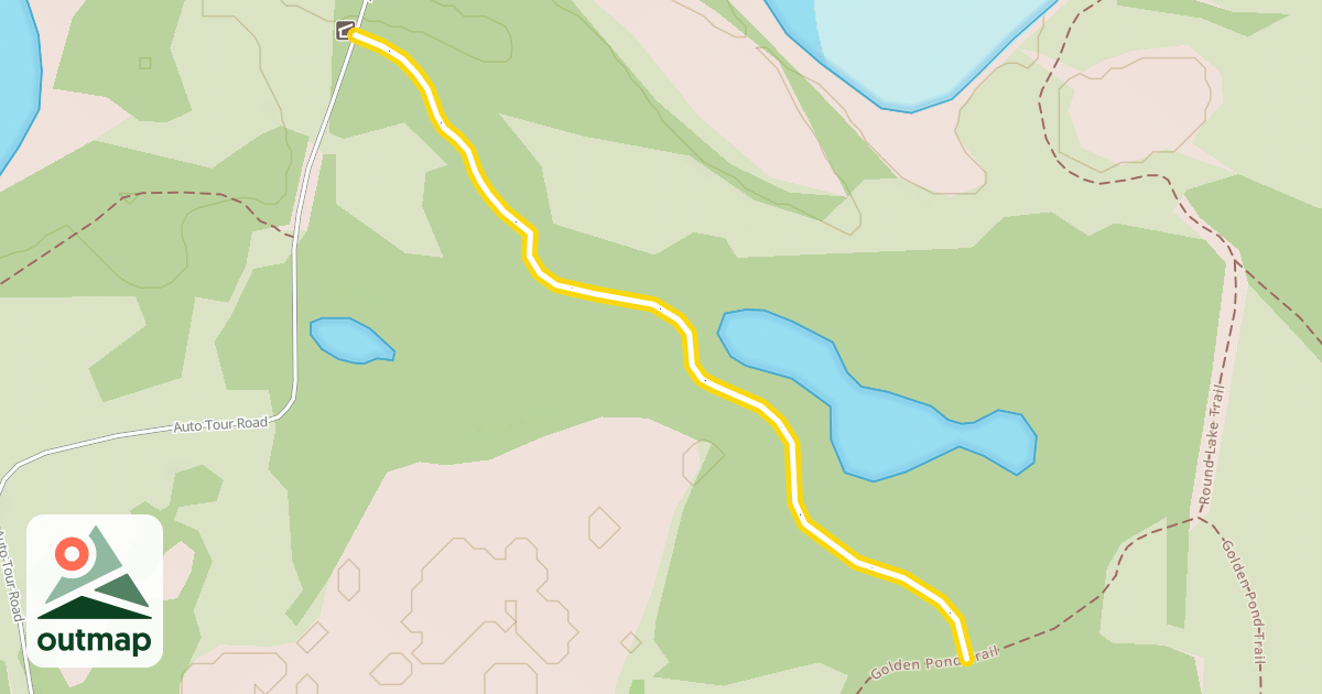 Map of Round Lake Trail