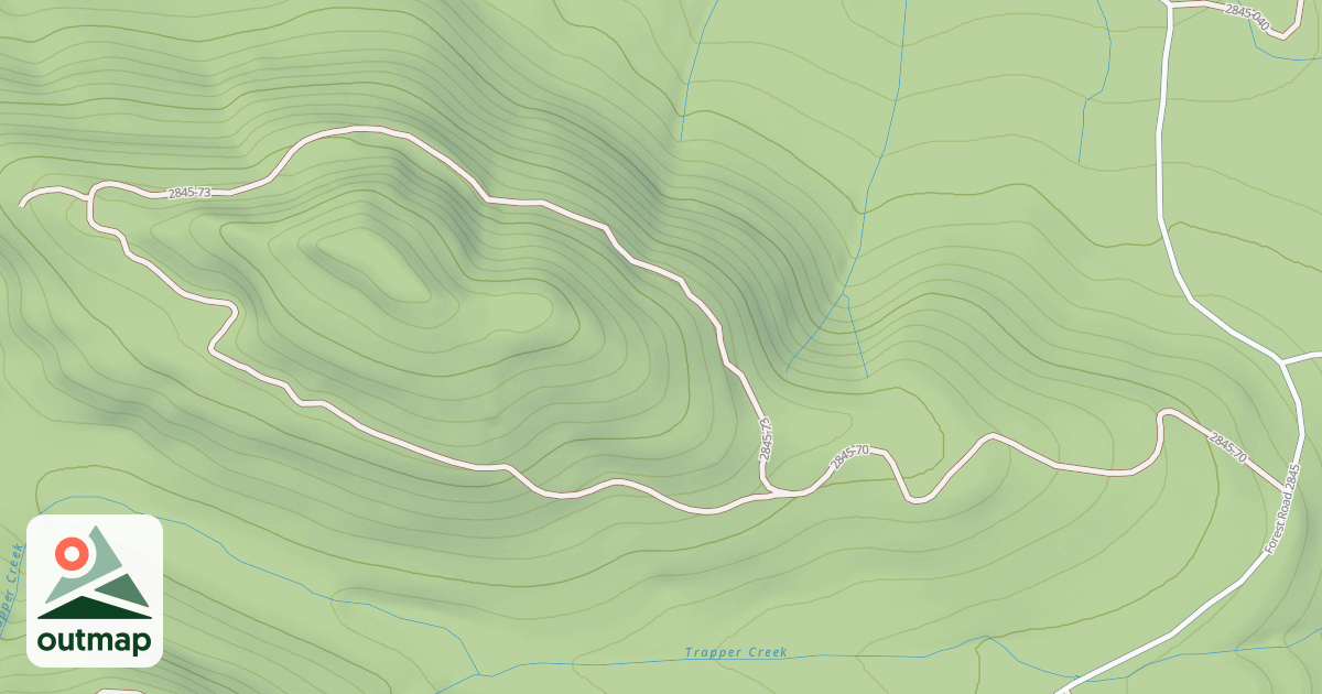 Map of USFS National Forest System Roads {C2C99948-B418-43F5-97FD-1344DF882722}