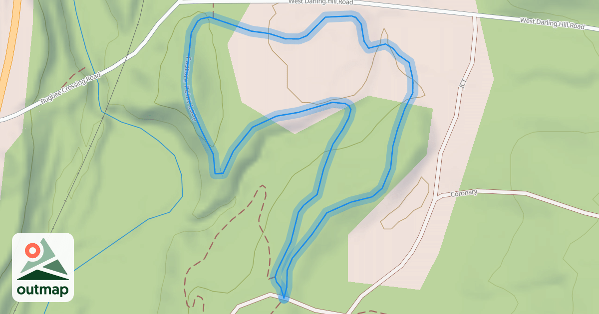Map of Pastore Point Loop