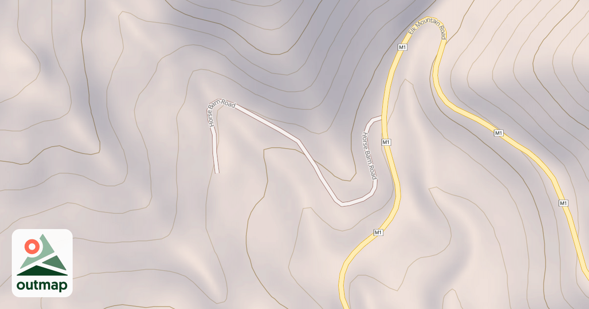 Map of HORSE BARN