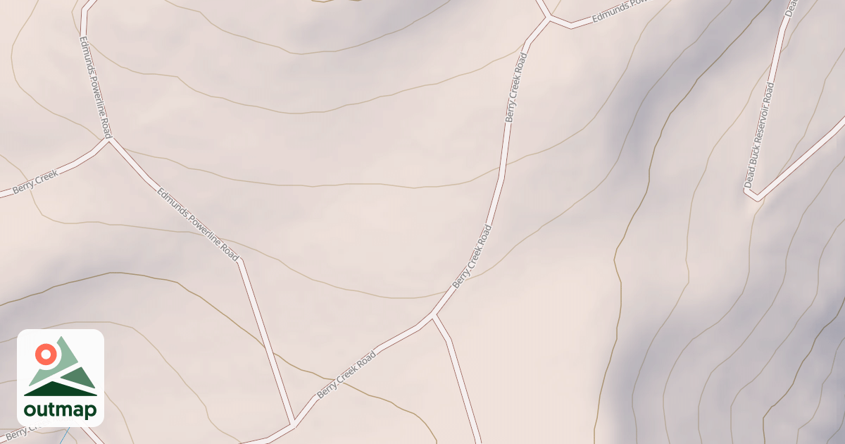 Map of BERRY CREEK