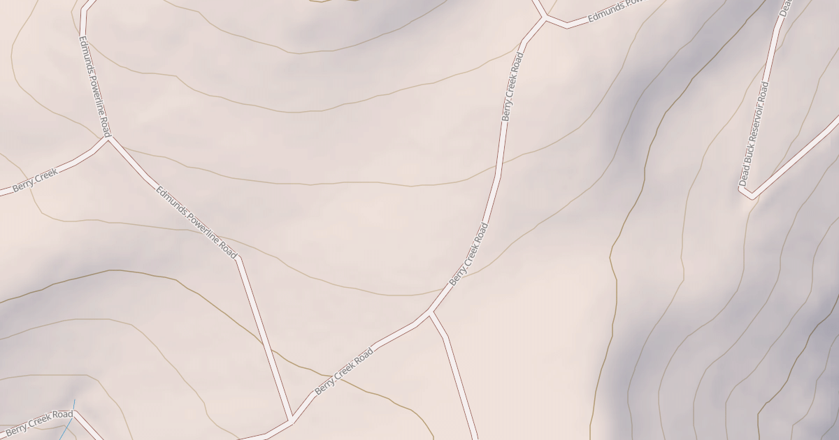 Map preview of BERRY CREEK