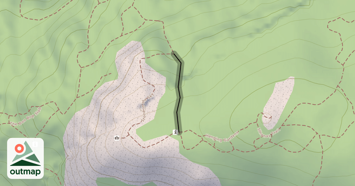 Map of Hanging Gardens