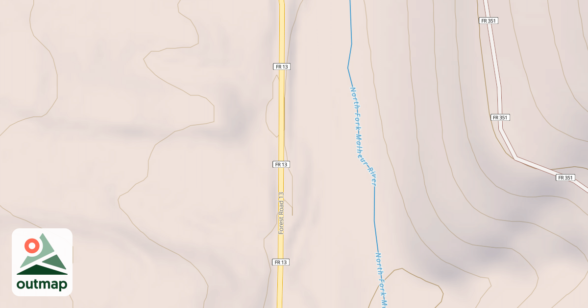 Map of USFS National Forest System Roads {8BD7EBC1-E30E-48F5-B541-9E9E2805D057}