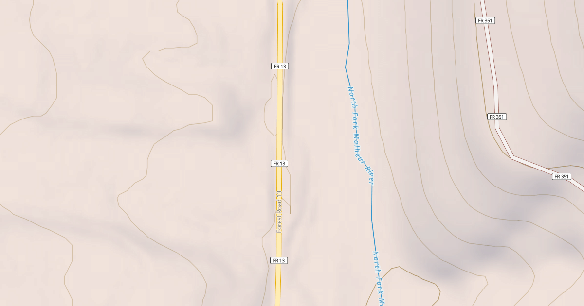 Map preview of USFS National Forest System Roads {8BD7EBC1-E30E-48F5-B541-9E9E2805D057}