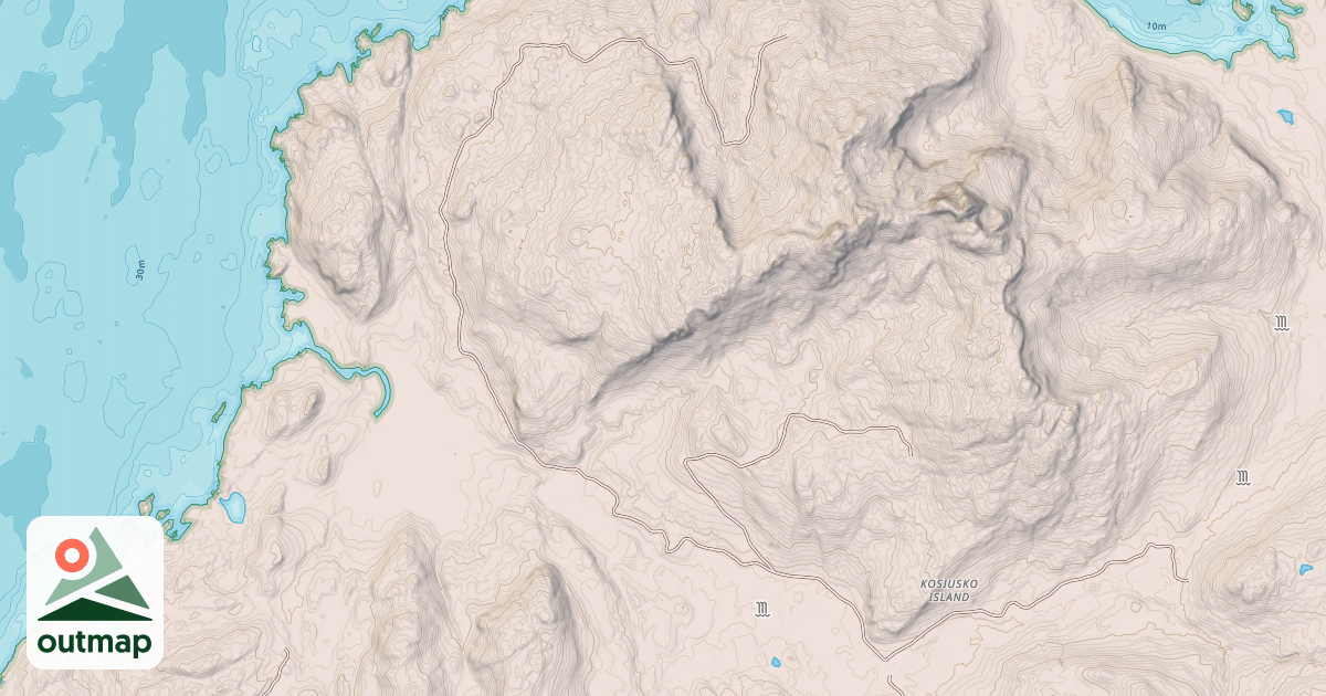 Map of Shipley Bay  1530000 Road