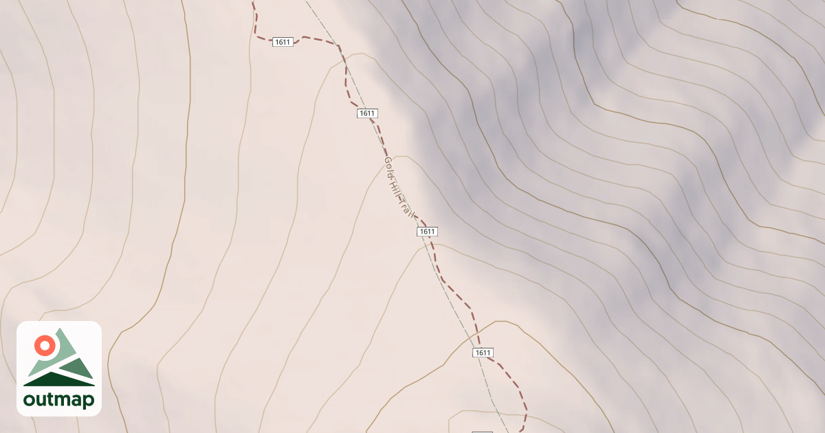 Map of Gold Hill