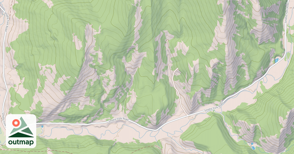 Map of Lander Cutoff Nat Historic Trl
