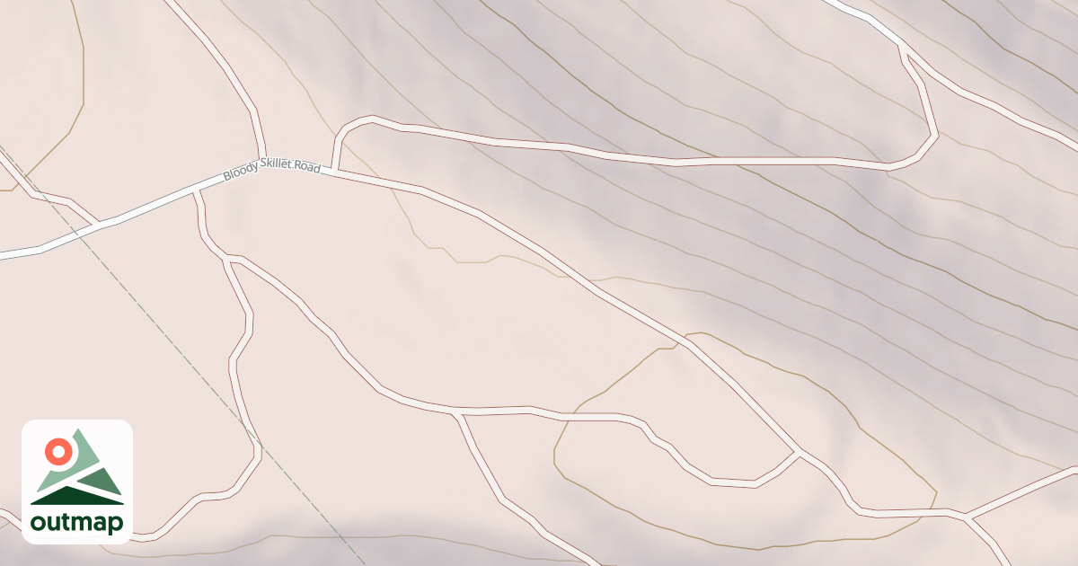 Map of Bloody Skillet ATV Trail