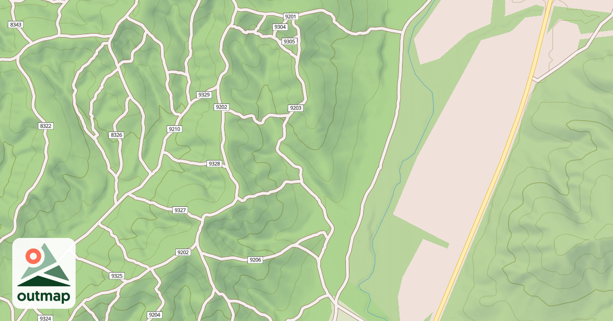 Map of USFS Motor Vehicle Use Map Trails 19445