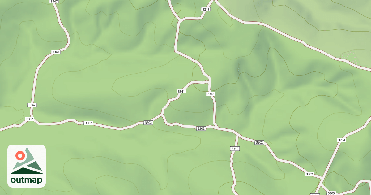 Map of USFS Motor Vehicle Use Map Trails 20035