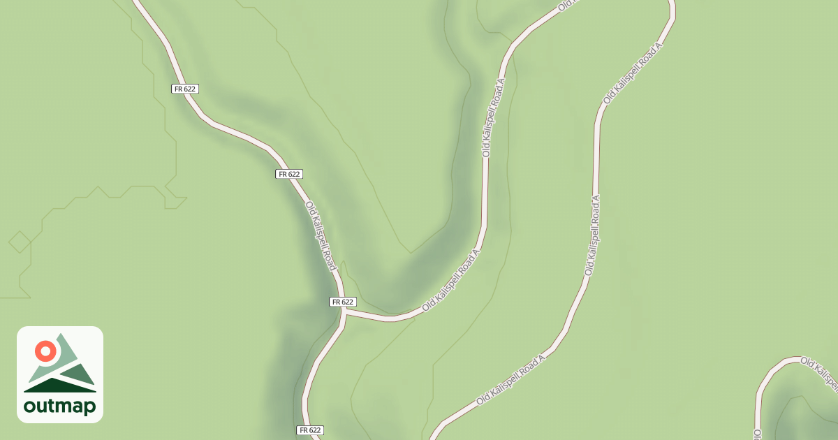Map of OLD KALISPELL A