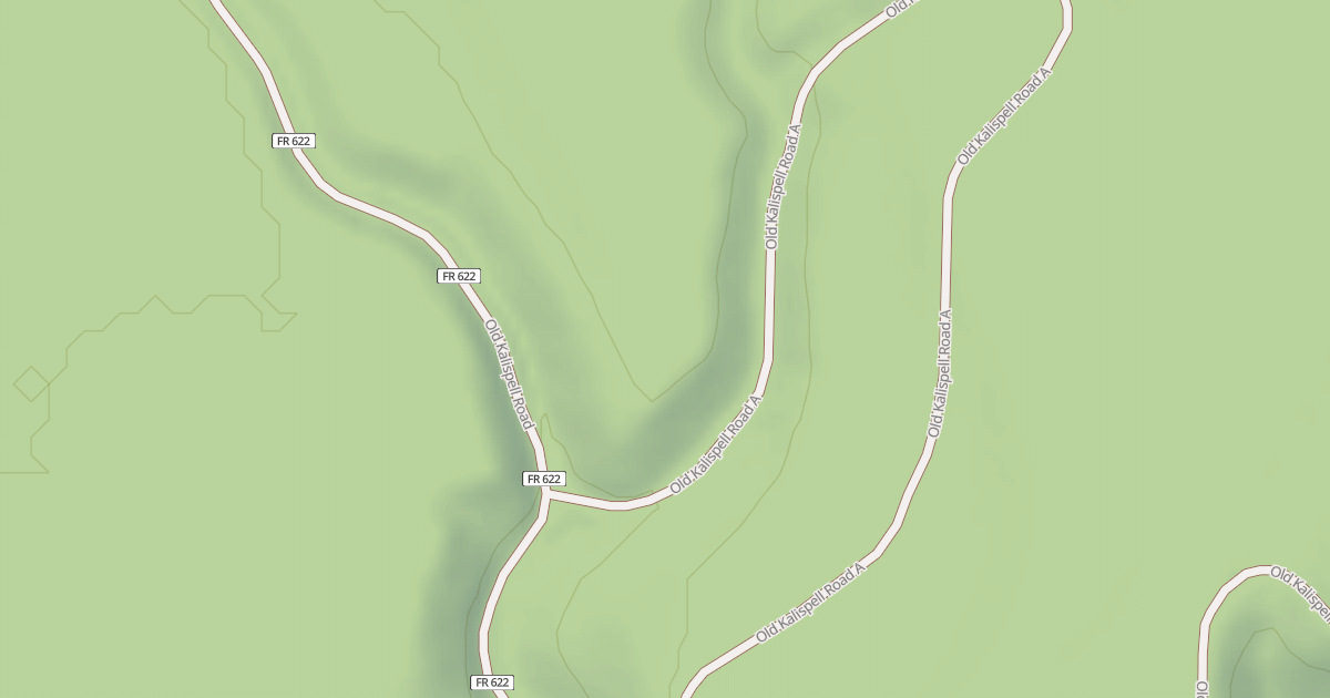 Map preview of OLD KALISPELL A