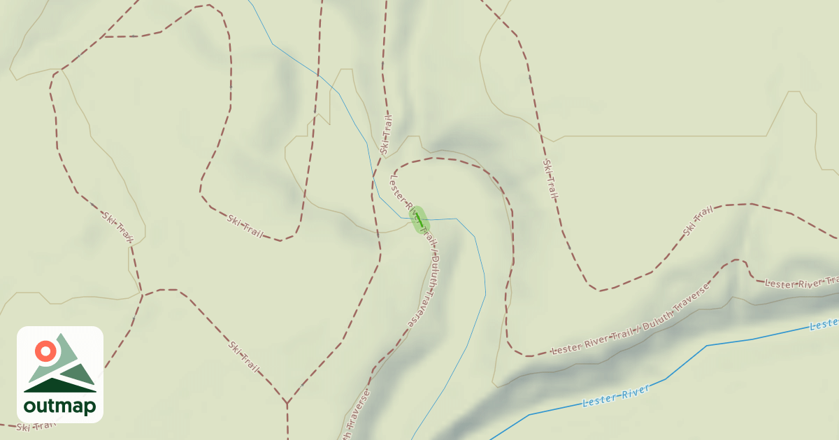 Map of Lester River Trail / Duluth Traverse
