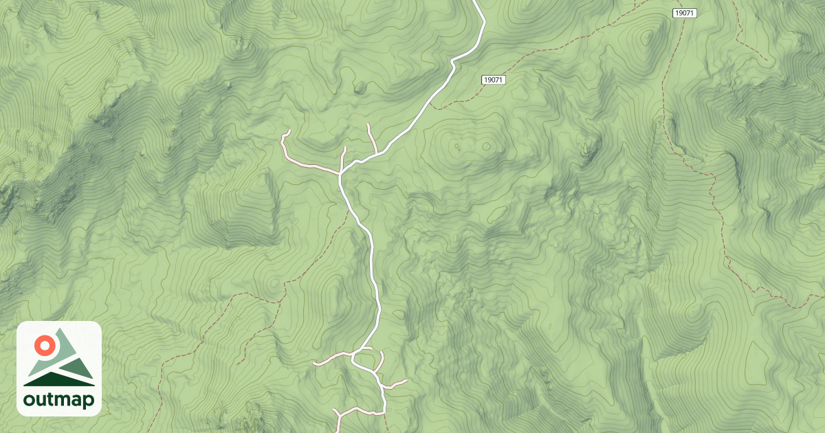 Map of BIG INDIAN CREEK