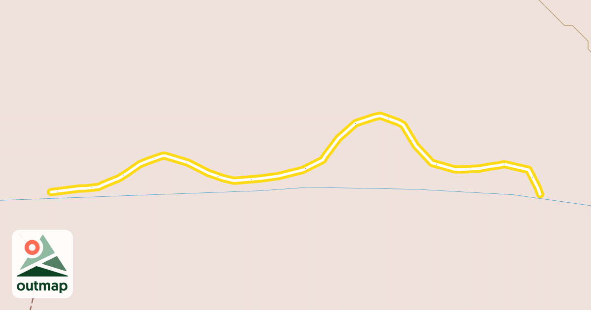 Map of Shoshoni Plains Trail