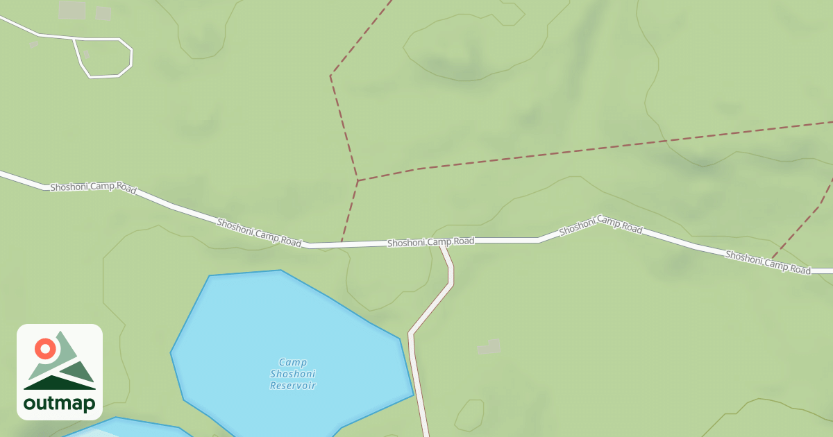 Map of MANCHESTER LAKE