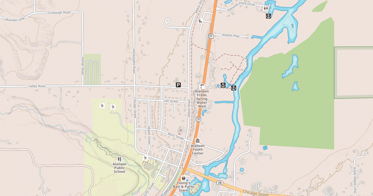 Map preview of North Western State Trail