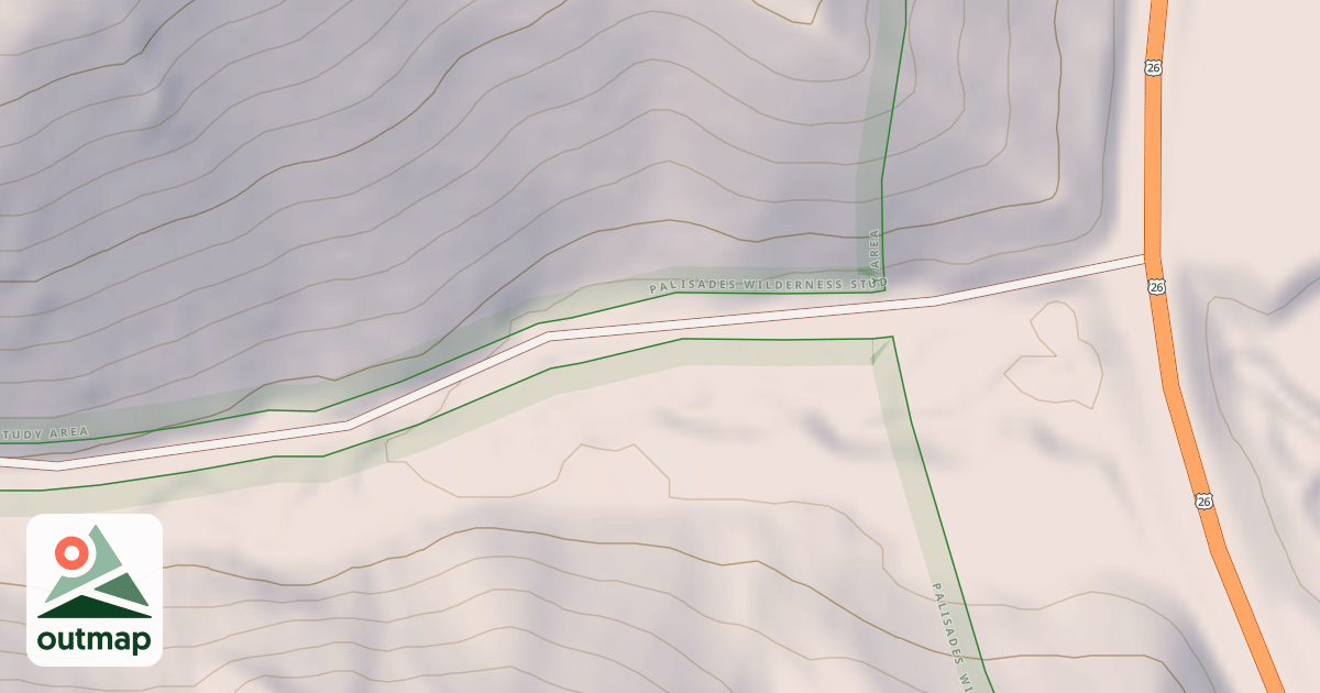 Map of CABIN CREEK