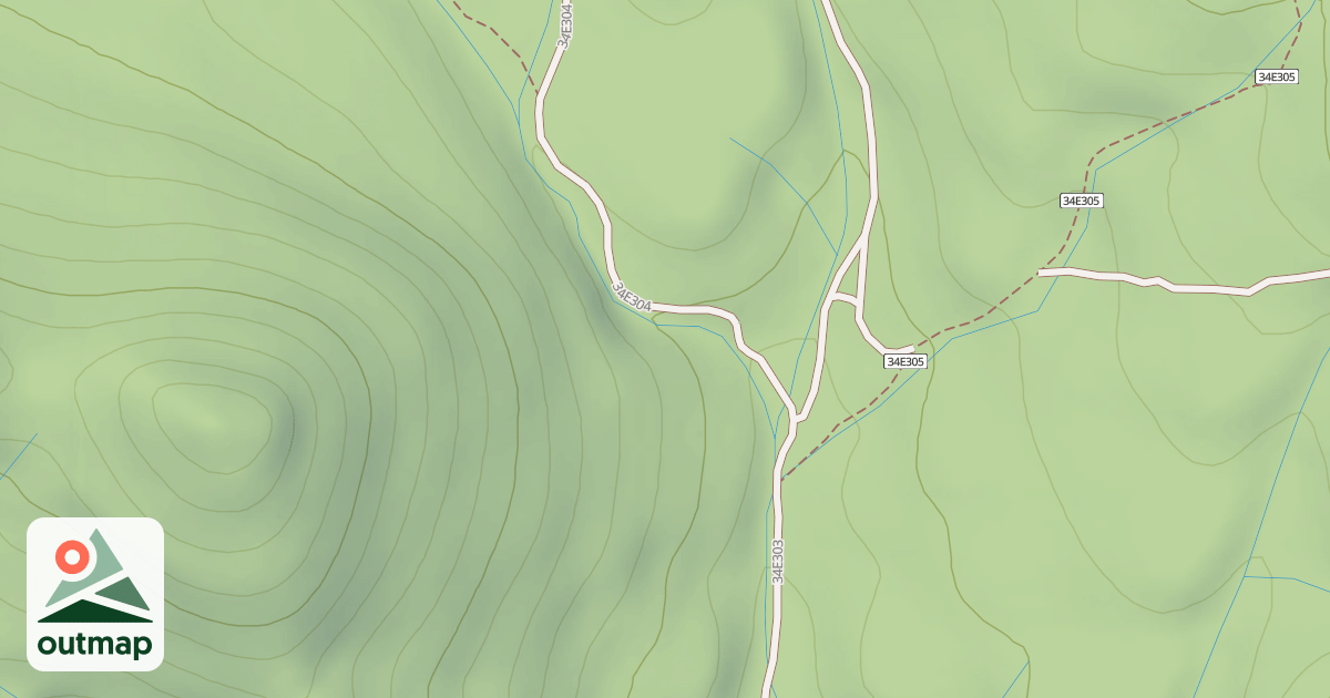 Map of Black Canyon To Redding Canyon
