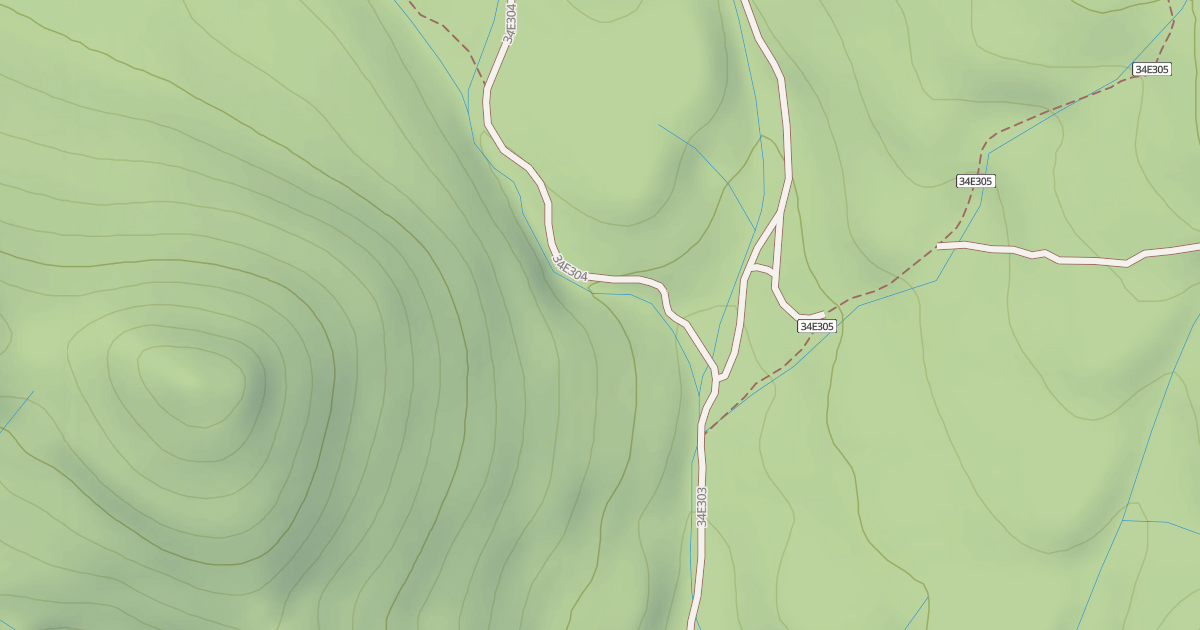 Map preview of Black Canyon To Redding Canyon