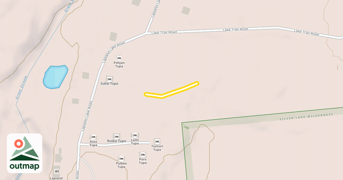 Map of Lake Trail