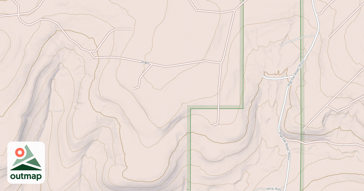 Map of PINE CAMP - A
