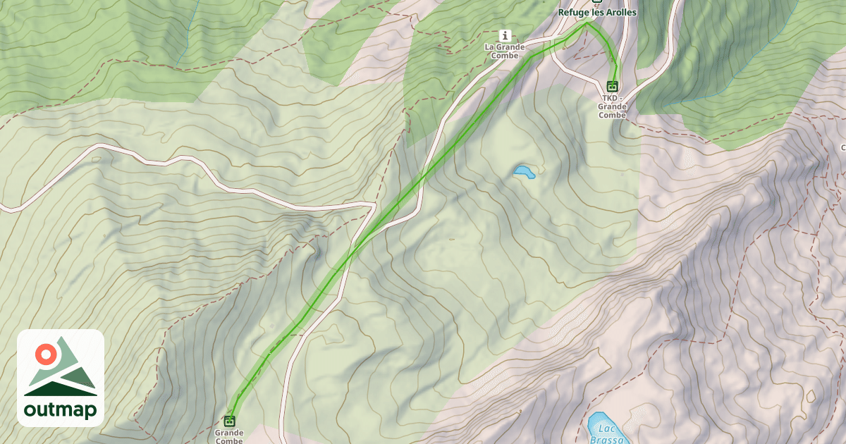 Map of Grande Combe
