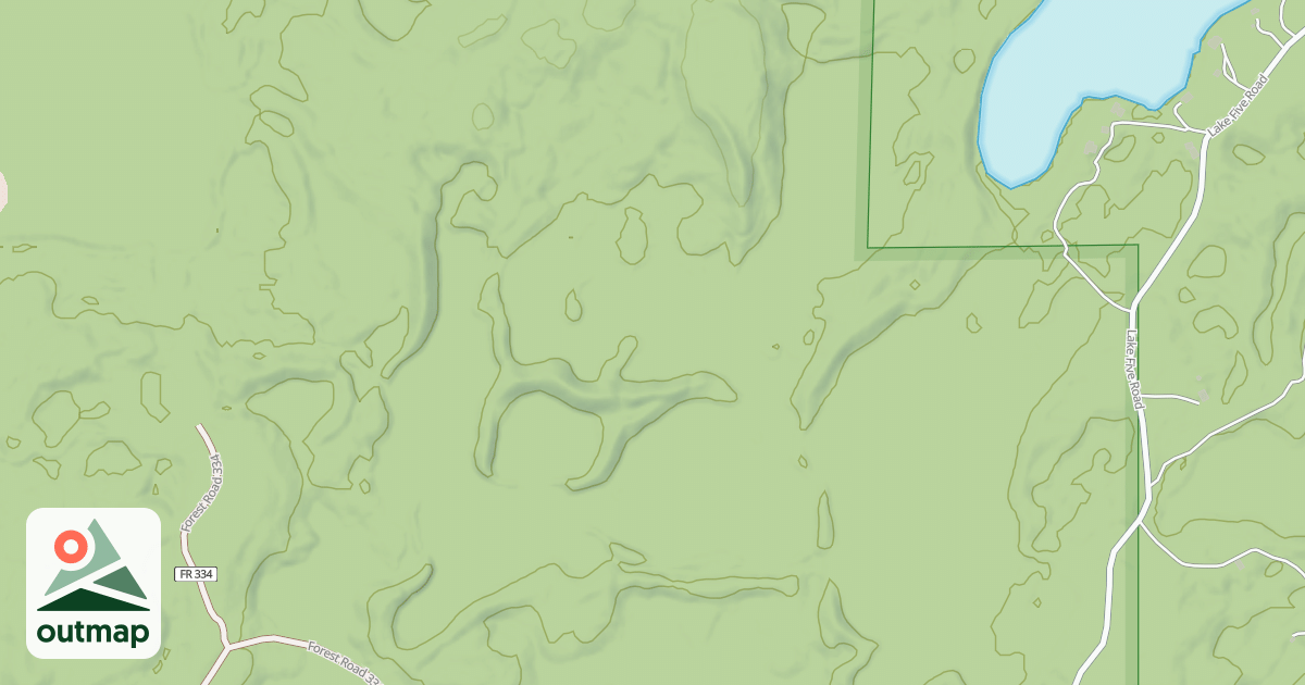 Map of FR 334A