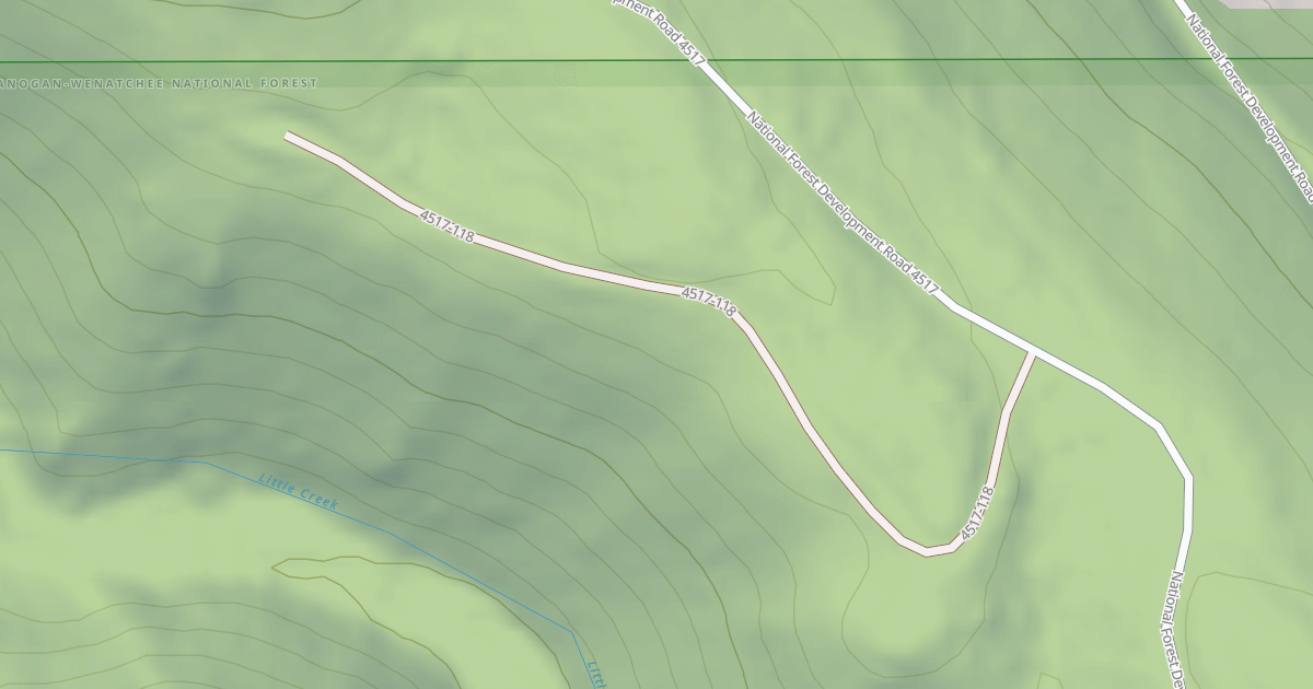 Map preview of LITTLE SPUR