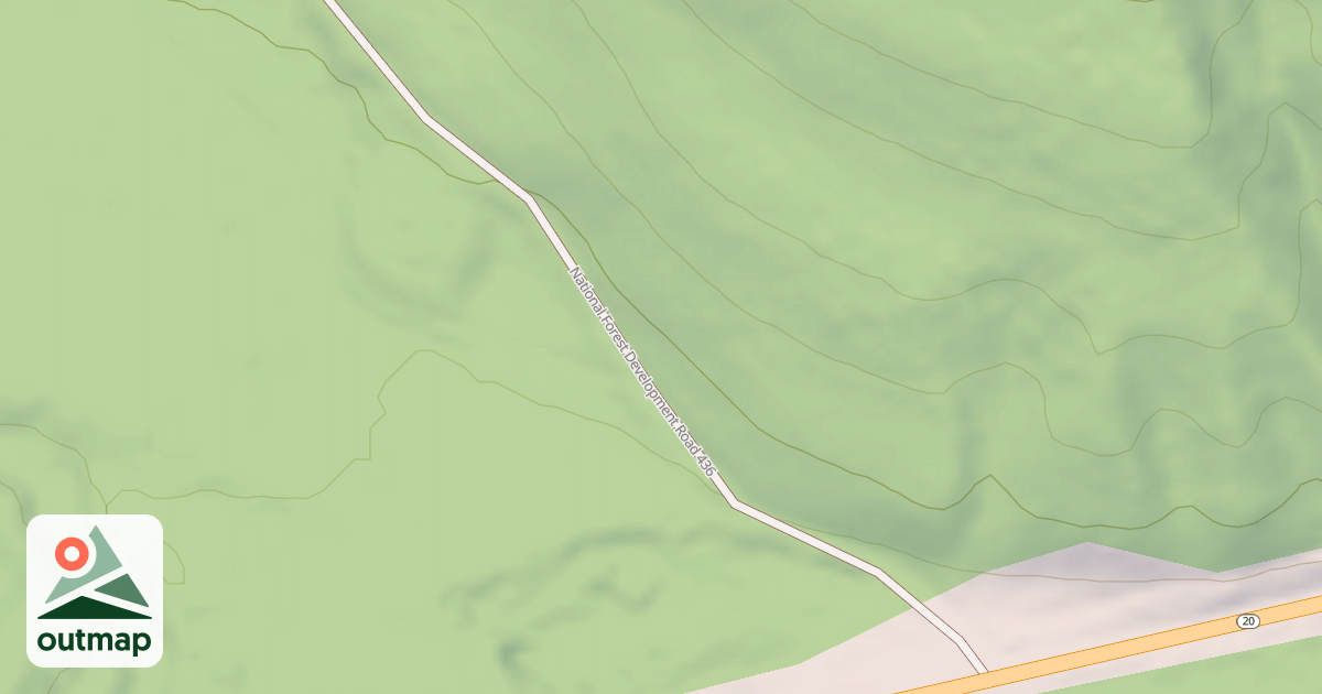 Map of GARDINER CREEK