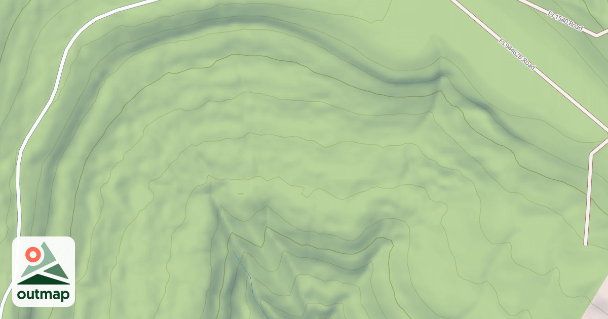 Map of USFS National Forest System Roads {57E2ECD0-F9F9-4942-A550-249FAD6943FC}