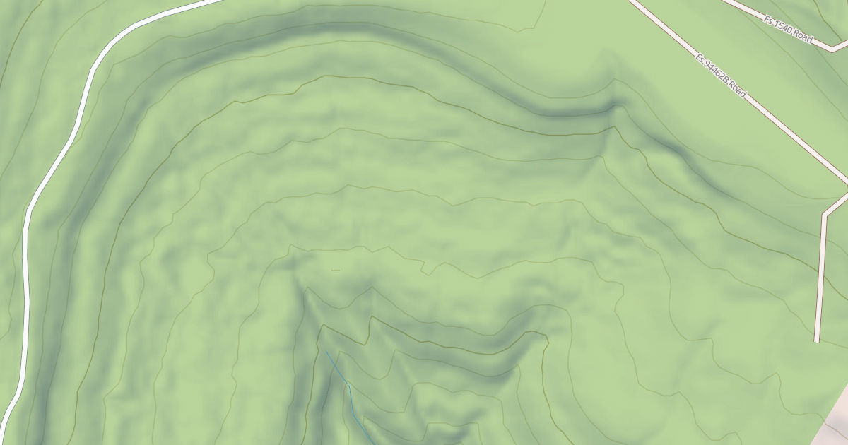 Map preview of USFS National Forest System Roads {57E2ECD0-F9F9-4942-A550-249FAD6943FC}
