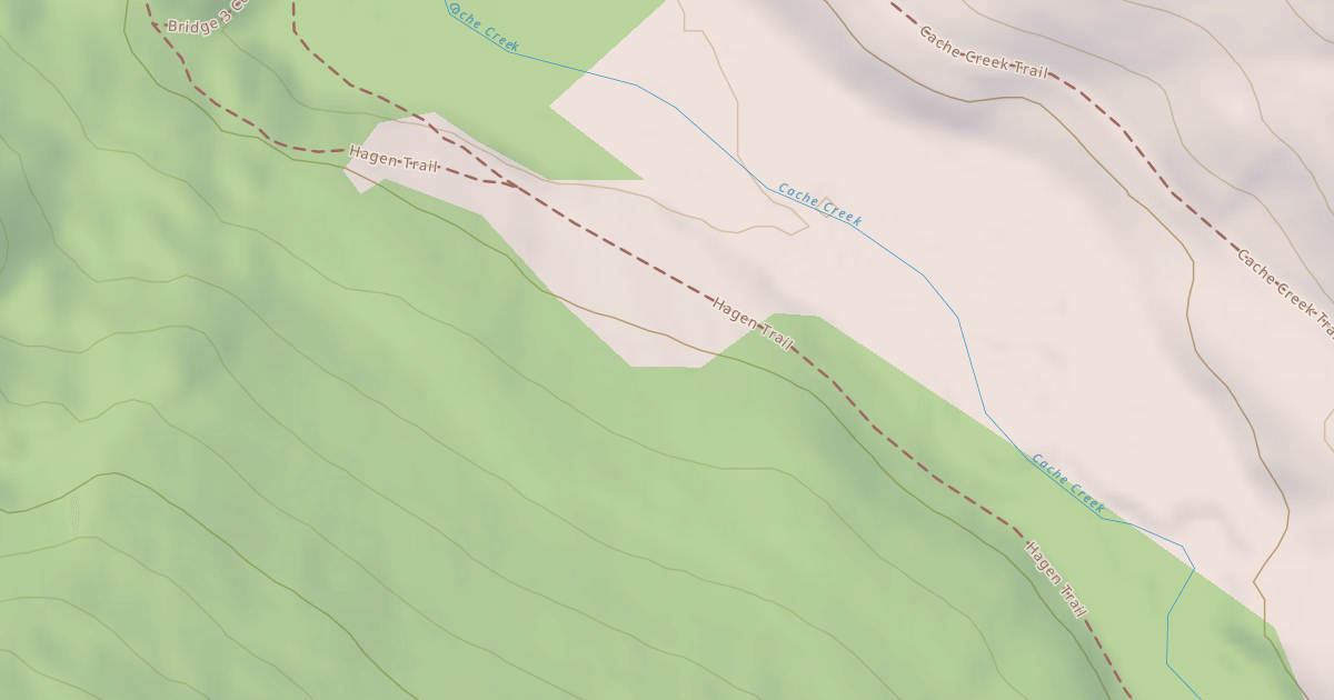 Map preview of Cache Creek Snow