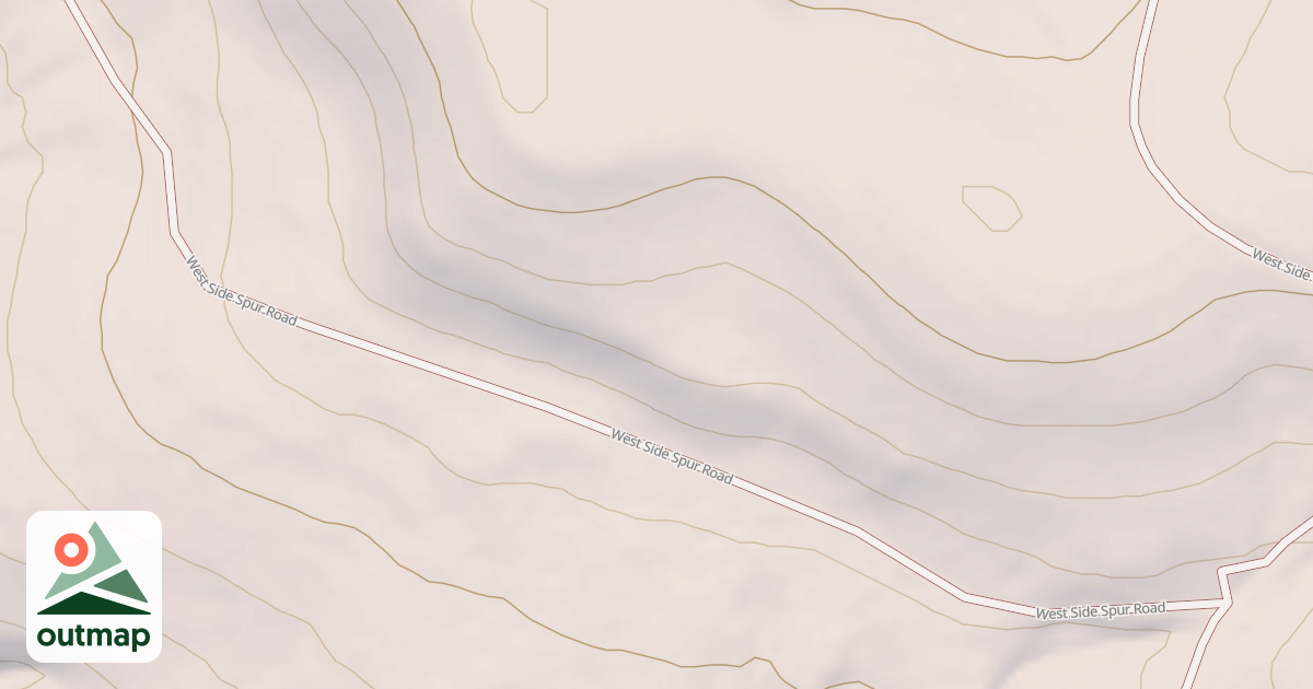 Map of WEST SIDE SPUR