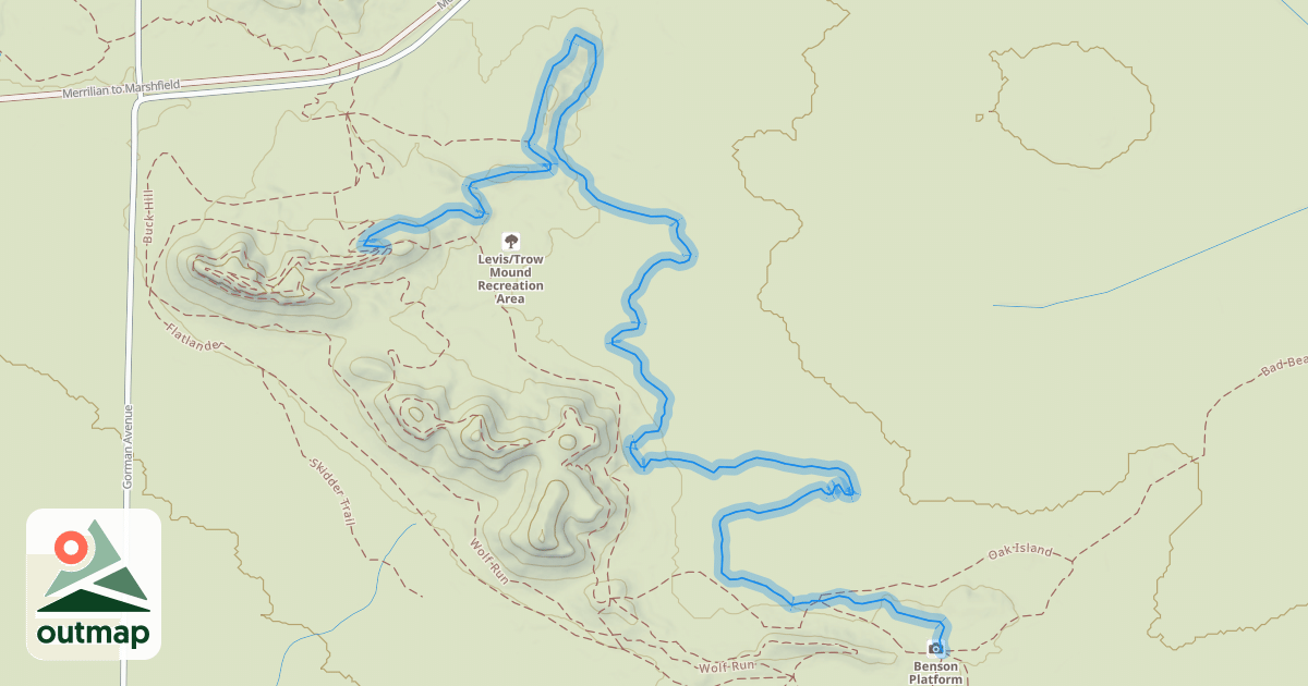 Map of Yellow Jacket