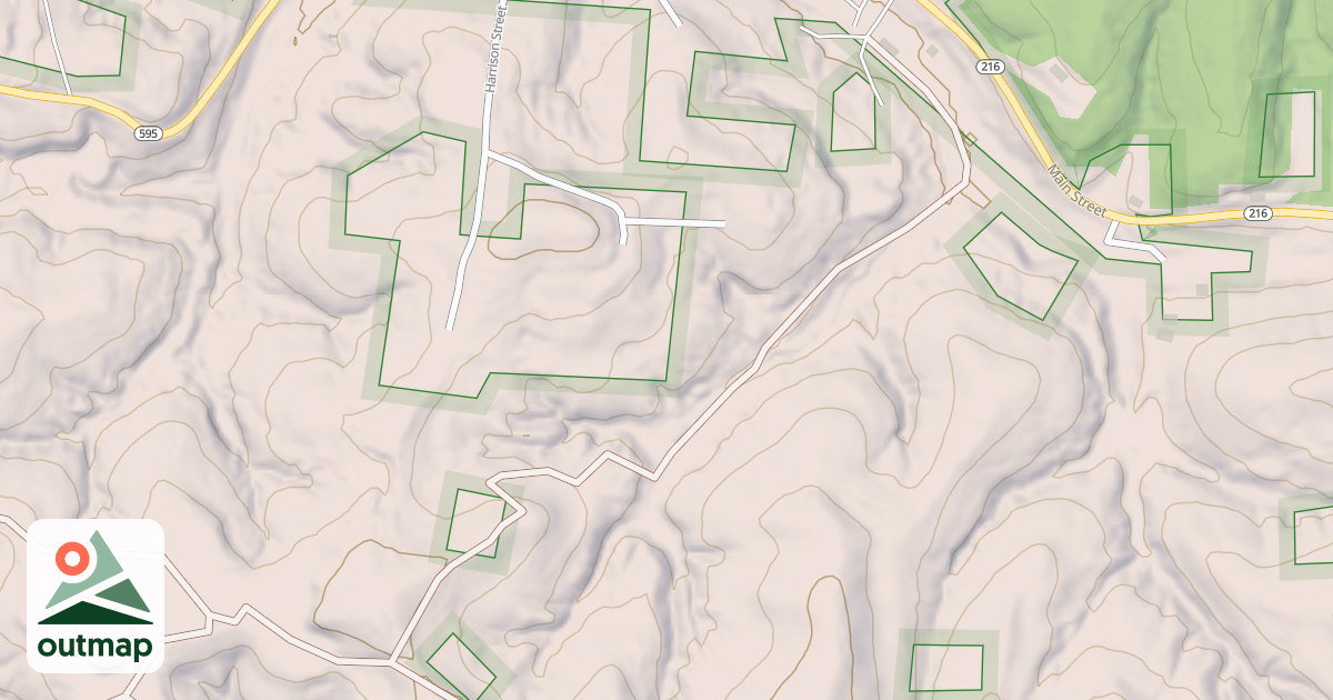 Map of NEW STRAITSVILLE CONNECTOR