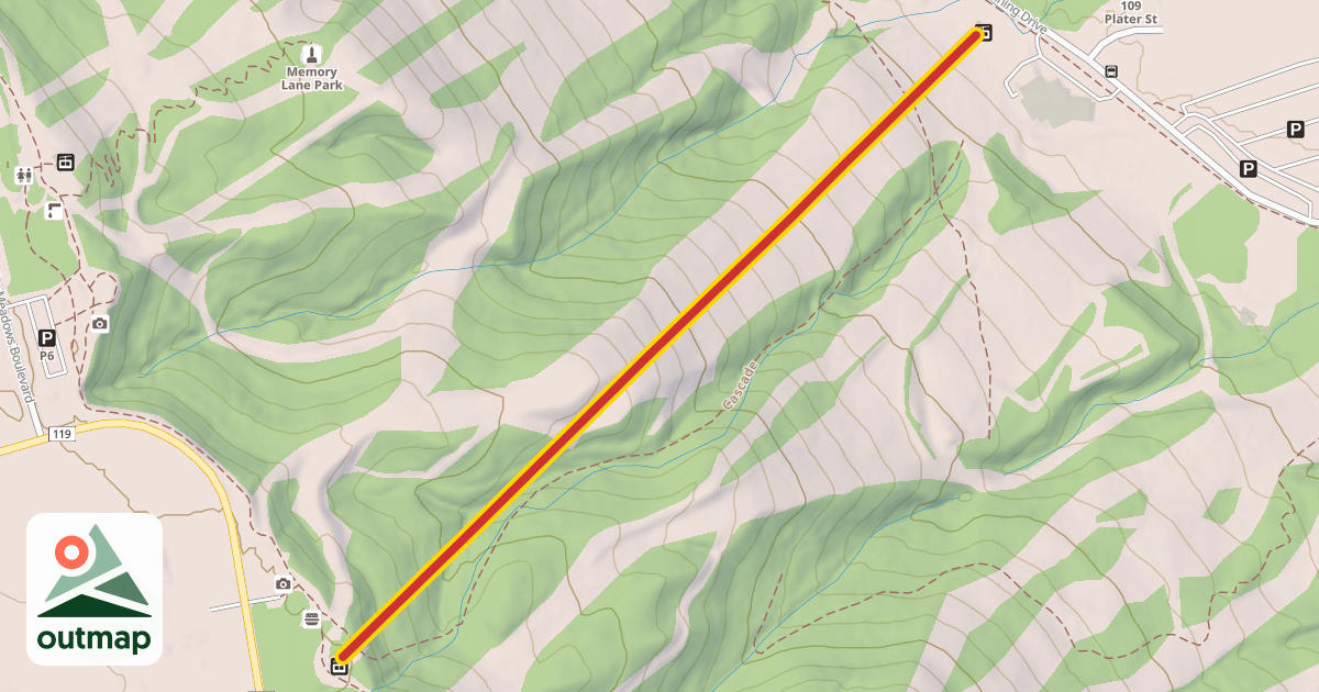 Map of Southern Comfort Express